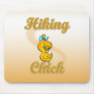 Hiking Chick Mouse Mat