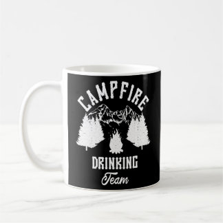Hiking Climbing Camping Lovers Campfire Drinking T Coffee Mug