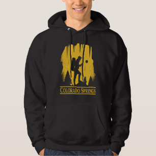 Hiking Colorado Springs CO US State Hiker Trip Sou Hoodie