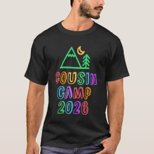 Hiking Cousin Camp 2026 Family Vibes Trip Auntie S T-Shirt
