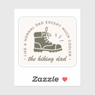 Hiking dad funny hiker father vintage green