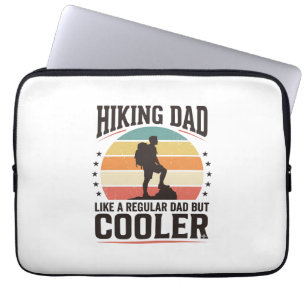 Hiking Dad Vintage Cooler Shirt Design_1 Laptop Sleeve