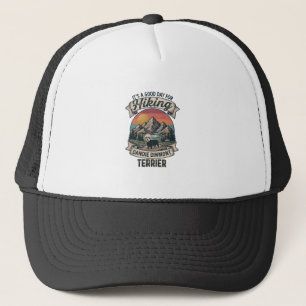 Hiking Dandie Dinmont Terrier Mountain Dog Trucker Hat