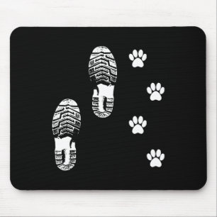 Hiking Dogs Lover Cool Hiker Dog Paw Mountain Clim Mouse Mat