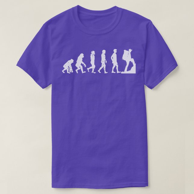 Hiking Evolution T-Shirt (Design Front)