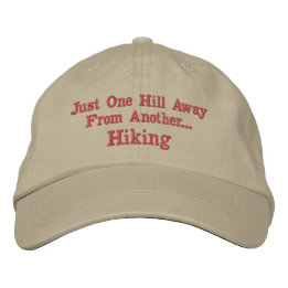 Hiking Fun Fashionable  Embroidered Hat