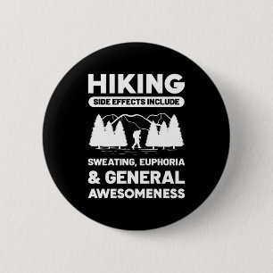Hiking General Awesomeness 6 Cm Round Badge