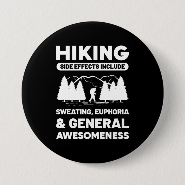 Hiking General Awesomeness 7.5 Cm Round Badge (Front)
