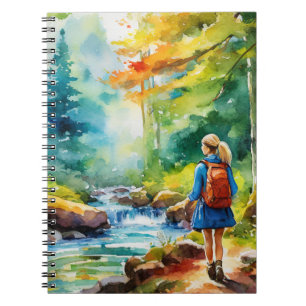 Hiking Girl Notebook