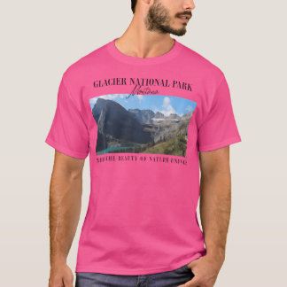 Hiking Glacier National Park Montana Graphic T-Shirt