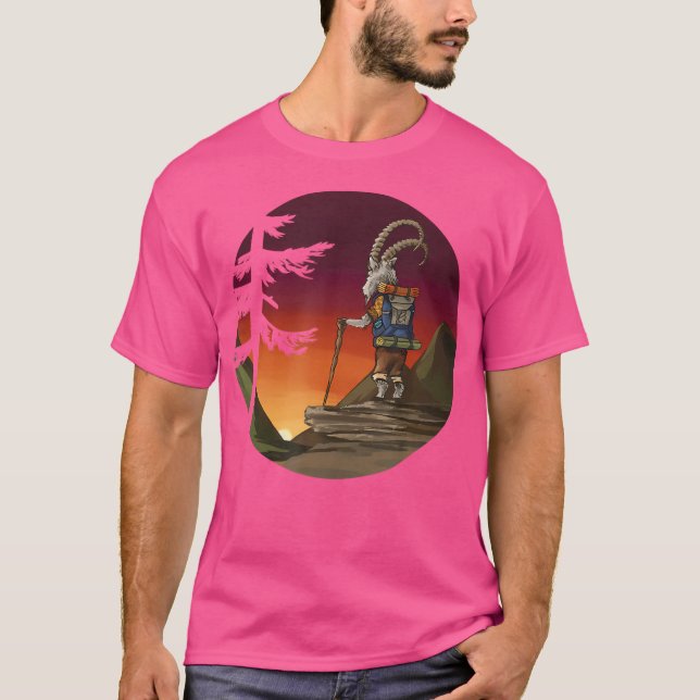 Hiking Goat T-Shirt (Front)
