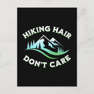 Hiking Hair Don't Care Postcard