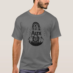 Hiking In Alta USA Vacation Ski T-Shirt