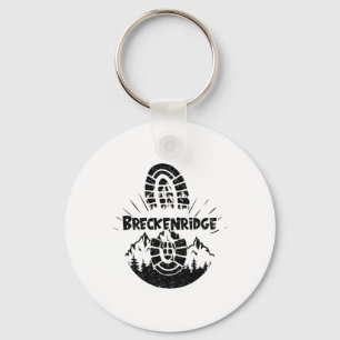Hiking In Breckenridge Usa Vacation Ski Key Ring