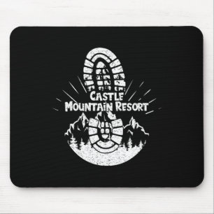 Hiking In Castle Mountain Resort Vacation Ski 1 Mouse Mat
