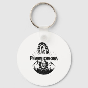 Hiking In Friedrichroda Germany Vacation Hiker Key Ring