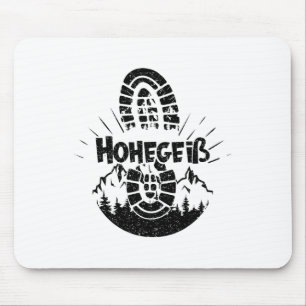 Hiking In Hohegeiß Germany Vacation Hiker Mouse Mat