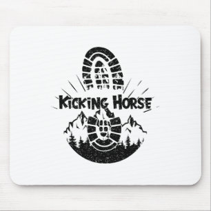 Hiking In Kicking Horse Vacation Ski Mouse Mat