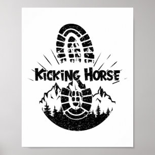 Hiking In Kicking Horse Vacation Ski  Poster