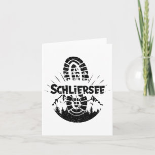 Hiking In Schliersee Germany Vacation Hiker Card