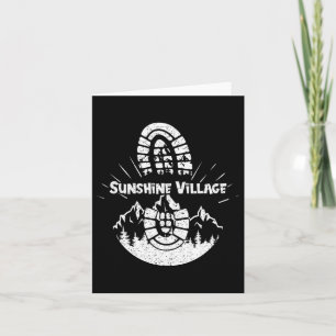 Hiking In Sunshine Village Vacation Ski For Men Wo Card