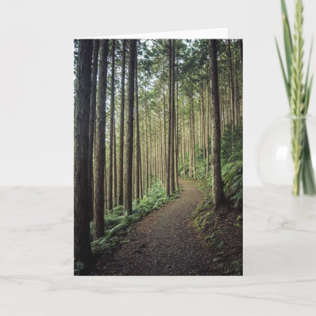 Hiking in the Mountains | Wakayama, Japan Card (Front)