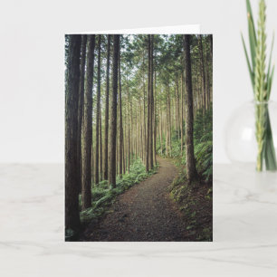 Hiking in the Mountains   Wakayama, Japan Card