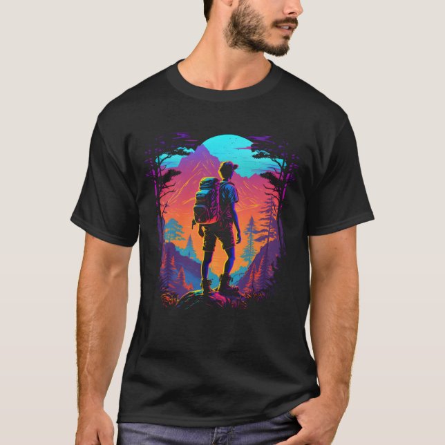 Hiking Landscape T-Shirt (Front)