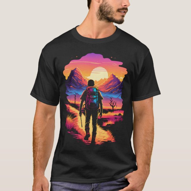 Hiking Landscape T-Shirt (Front)