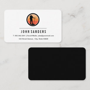 Hiking Logo Business Card