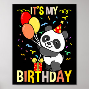 Hiking Lover Design Uni Adult Its My Birthday Pand Poster