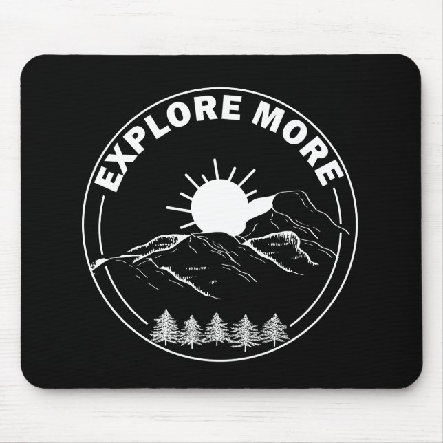 hiking lover mouse mat (Front)