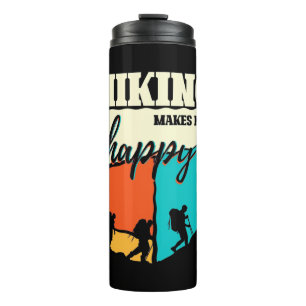 Hiking Makes Me Happy Thermal Tumbler