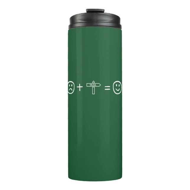 Hiking Makes You Happy Thermal Tumbler (Front)