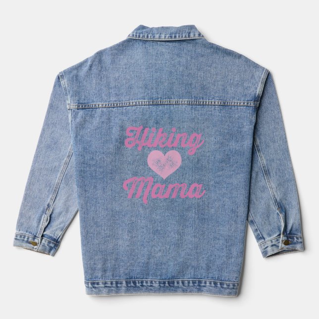 Hiking Mama Denim Jacket (Back)