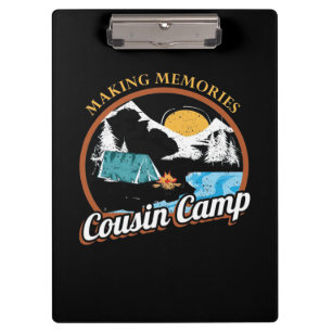 Hiking Memories Cousin Camp Clipboard