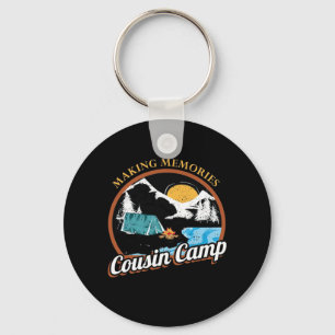 Hiking Memories Cousin Camp Key Ring