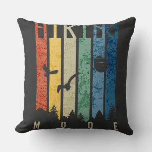 Hiking Mode Nature Outdoors Mountain Camping Funny Cushion