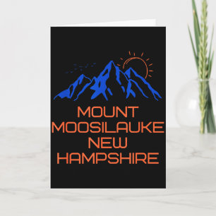 Hiking Mount Moosilauke New Hampshire Mountain Cli Card