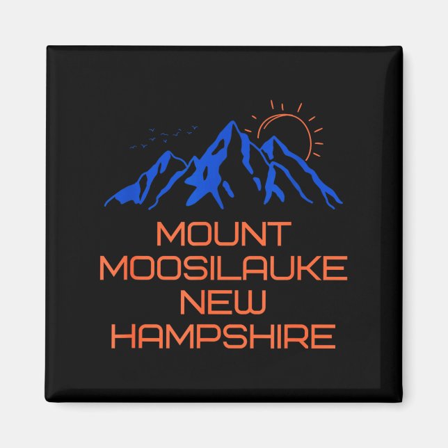 Hiking Mount Moosilauke New Hampshire Mountain Cli Magnet (Front)