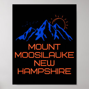 Hiking Mount Moosilauke New Hampshire Mountain Cli Poster
