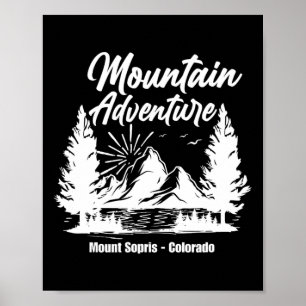 Hiking Mount Sopris - Colorado Mountain Climbing T Poster