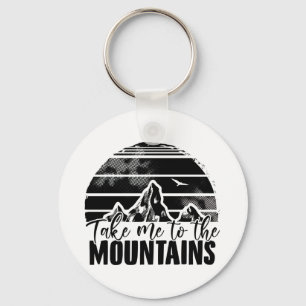 Hiking Mountain Hikers Mountaineering Gift Ideas Key Ring