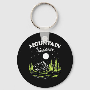 Hiking Mountain Wanderer Key Ring