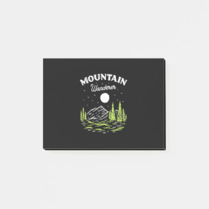 Hiking Mountain Wanderer Post-it Notes