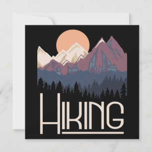 Hiking Mountains Card