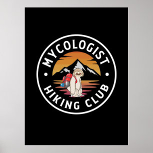 Hiking My Cologist Hiking Club Poster