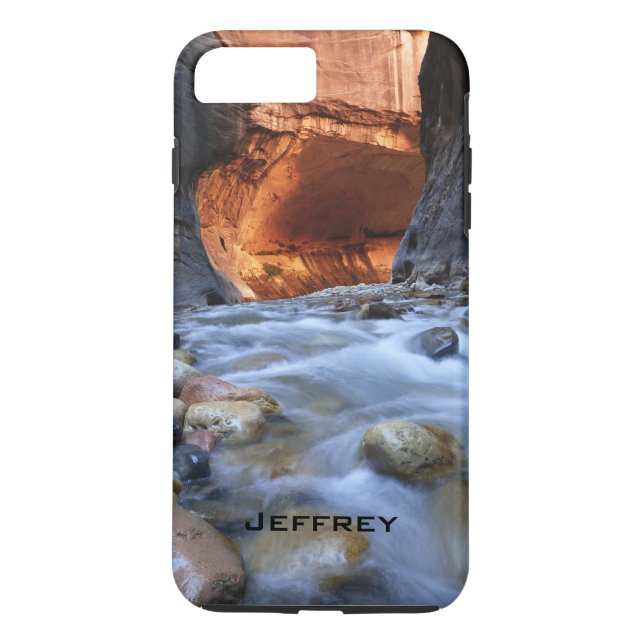Hiking, Name, Zion Narrows, Utah, Red Cliffs, Case-Mate iPhone Case (Back)