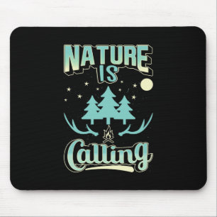 Hiking Nature Is Calling Mouse Mat