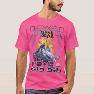 Hiking Nepal Cho Oyu Mountain Hike Mountaineer Out T-Shirt